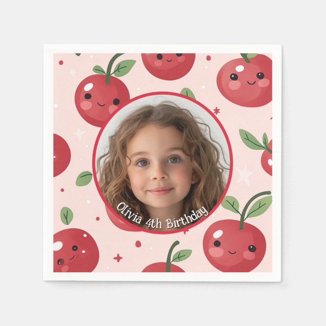 Guardanapo De Papel Foto personalizada e nome do Bloco de Papel (Frente)