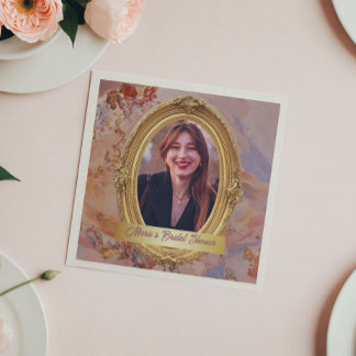 Guardanapo De Papel Foto Rococo Soft Renaissance Dourado Chá de panela