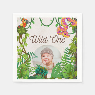 Guardanapo De Papel Foto Wild One Birthday Napkin