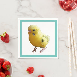 Guardanapo De Papel Fotografia de Pássaro Amarelo-Bonito de Peixe