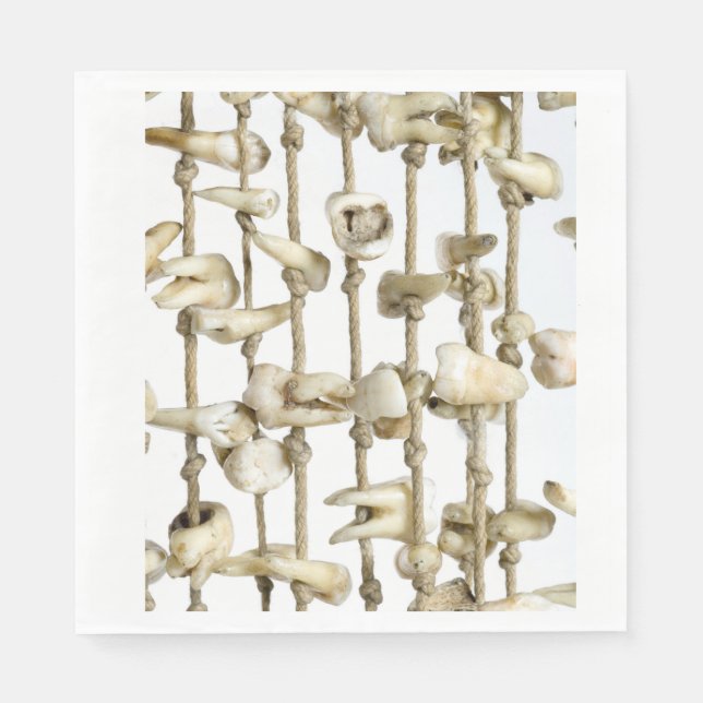 Guardanapo De Papel Fotografia dentária engraçada Dentista de dentes e (Frente)