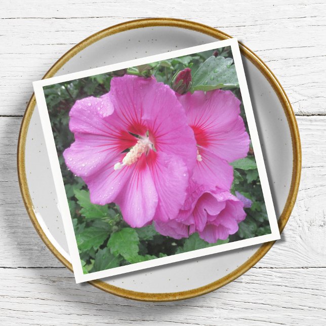 Guardanapo De Papel Fotografia Floral Rosa (Criador carregado)