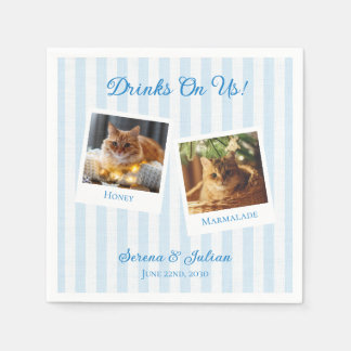 Guardanapo De Papel Fotos de Animais de Estimação na Costa Listrada Dr