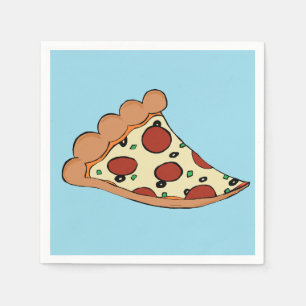 Guardanapo De Papel Fração de coquetel de pizza