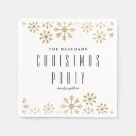 Guardanapo De Papel Fragmentos espalhados de festas de neve