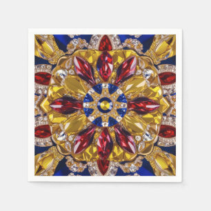 Guardanapo De Papel Fraldas de papel com Design de cores da Colômbia