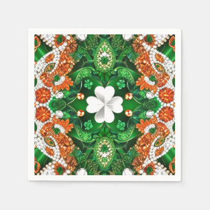 Guardanapo De Papel Fraldas de papel com Design de cores da Irlanda