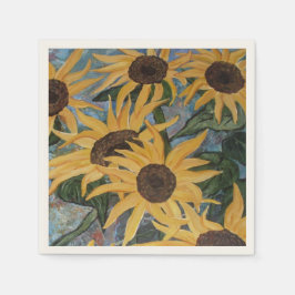 Guardanapo De Papel Fraldas de papel de girassol