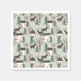 Guardanapo De Papel Fraldas de papel padrão de Natal