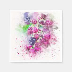 Guardanapo De Papel Framboesas