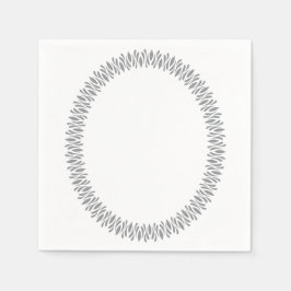 Guardanapo De Papel Frame Elíptico Napkins
