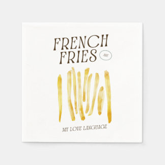 Guardanapo De Papel Francês Fries sobe engraçado