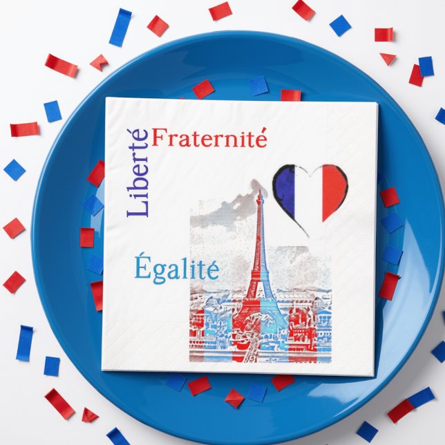 Guardanapo De Papel Francês patriótico (Criador carregado)