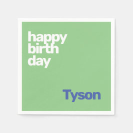 Guardanapo De Papel fraternidade infantil. Feliz aniversário, mínimo s