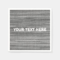 Fraude de Napkins com Texto Personalizado