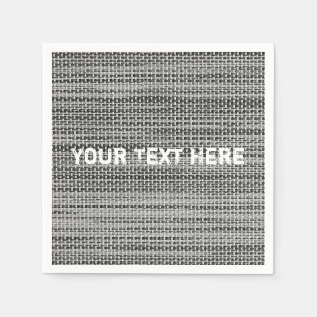 Guardanapo De Papel Fraude de Napkins com Texto Personalizado (Frente)