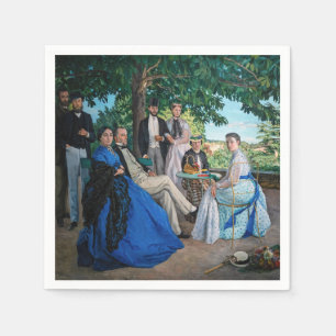 Guardanapo De Papel Frederic Bazille - A Reunião Familiar