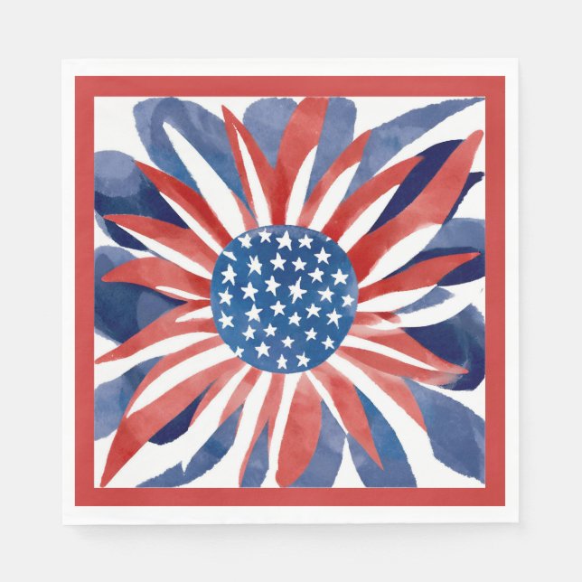 Guardanapo De Papel 🌼 Freedom Flower Lunchee Paper Napkins (Frente)