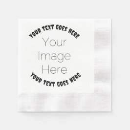 Guardanapo De Papel Frente de Fotos do Halloween Napkin - Imagem e tex