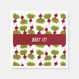 Guardanapo De Papel Fresh Beet Collection White