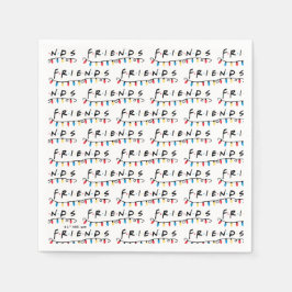 Guardanapo De Papel FRIENDS™ | Luzes de Natal Logo