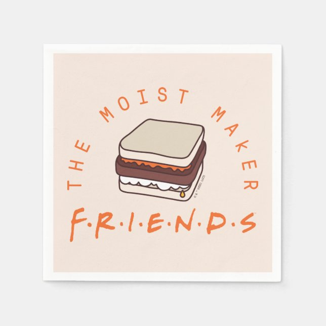 Guardanapo De Papel FRIENDS™ | O Moist Maker (Frente)