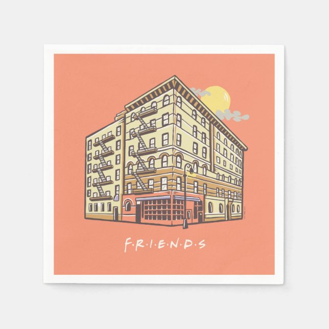 Guardanapo De Papel FRIENDS™ | Prédio do Apartamento da Monica (Frente)