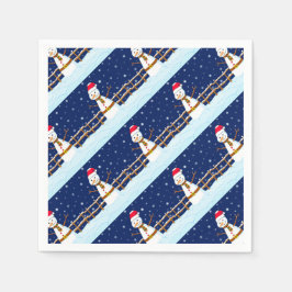 Guardanapo De Papel Frosty, o boneco de neve