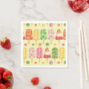 Guardanapo De Papel Fruir Popcicles