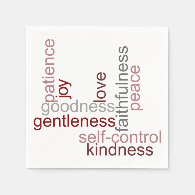 Guardanapo De Papel Fruta da Arte Espírito (Frente)