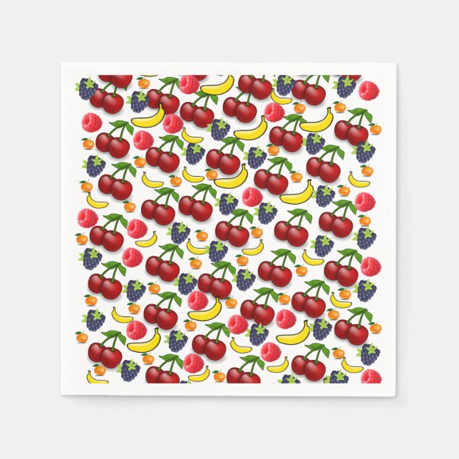 Guardanapo De Papel Fruta de Napkins (Frente)