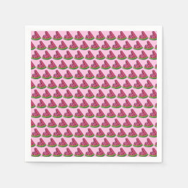 Guardanapo De Papel Fruta fina verde suculenta Melancia Melão Melão