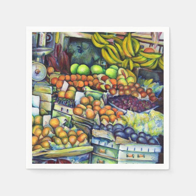 Guardanapo De Papel Fruta fresca com Francis (Frente)