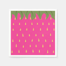 Guardanapo De Papel Fruta Strawberry Apron