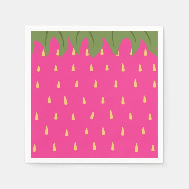 Guardanapo De Papel Fruta Strawberry Apron (Frente)
