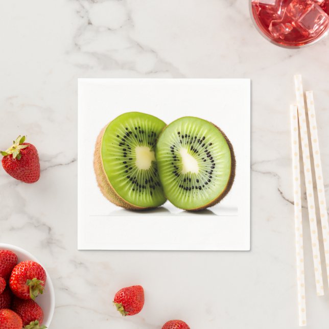 Guardanapo De Papel Fruta verde kiwi (Insitu)