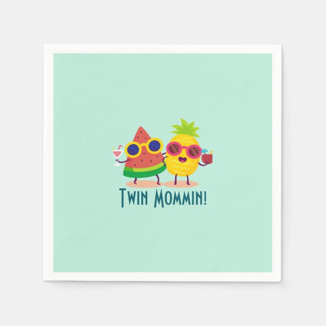 Guardanapo De Papel Frutas Twin Summer (Frente)
