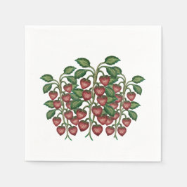 Guardanapo De Papel Frutillas servilletas