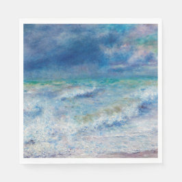 Guardanapo De Papel Fuga de Renoir. impressionismo das ondas náuticas 