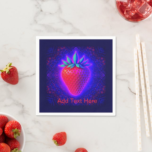 Guardanapo De Papel Fun Desserts (Strawberry)  (Insitu)