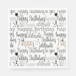 Guardanapo De Papel Fun Happy Balloons Birthday