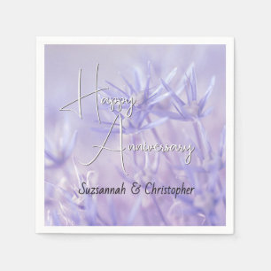 Guardanapo De Papel Fundo Floral Violeta Empoeirado Aniversário