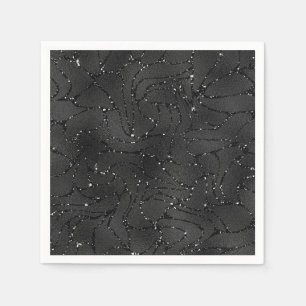 Guardanapo De Papel Fundo luminoso monocromático preto