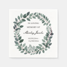 Funeral Eucalyptus Personalizado - Memorial Elegan