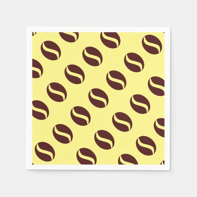 Guardanapo De Papel Funky Coffee Bean (Frente)