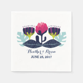 Guardanapo De Papel Funky Floral Wedkins