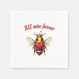 Guardanapo De Papel Funny Bee Pun Valentine 