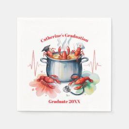 Guardanapo De Papel Funny Cajun Nurse Graduation Party