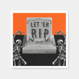 Guardanapo De Papel Funny Halloween Party