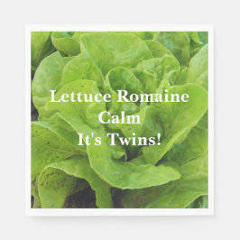 Guardanapo De Papel Funny Lettuce Romaine Calm Twin